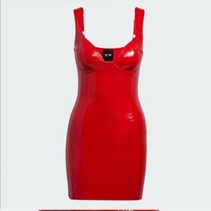 Adidas x Ivy Park Ivy Heart Collection - FAUX LATEX TANK DRESS